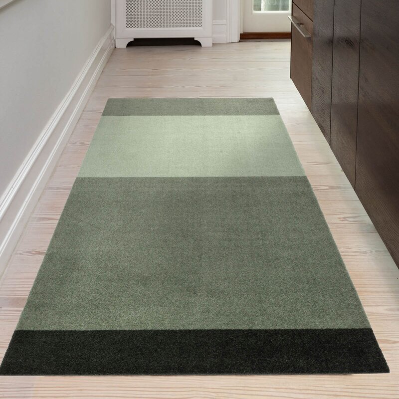 Tica Copenhagen Stripes horisontal gulvmatte 200x90 cm green