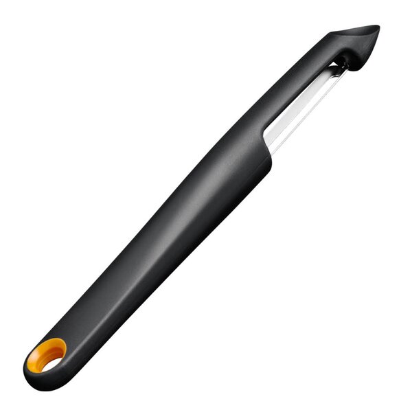Fiskars Functional Form potetskreller bevegelig blad 25,5 cm svart/stål