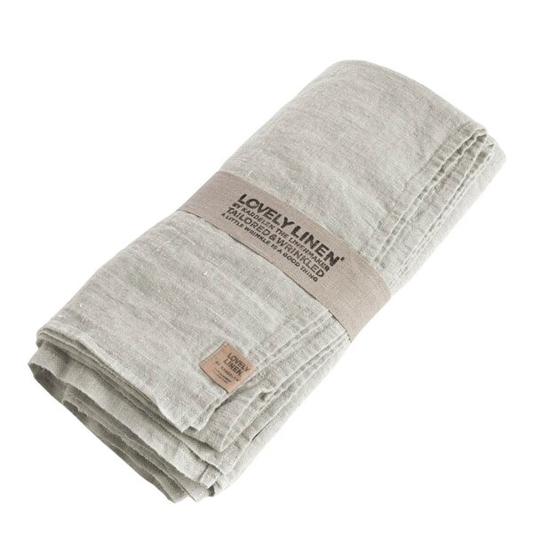 Lovley Linen Lovely bordduk lin 145x300 cm Light Grey