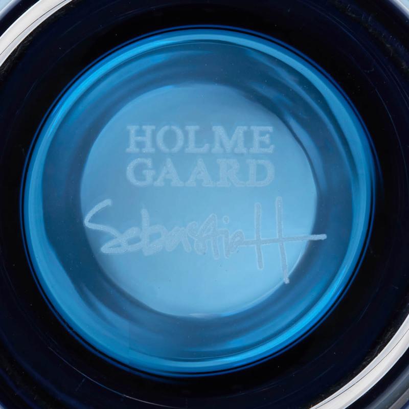 Holmegaard ARC vase 15 cm mørk blå