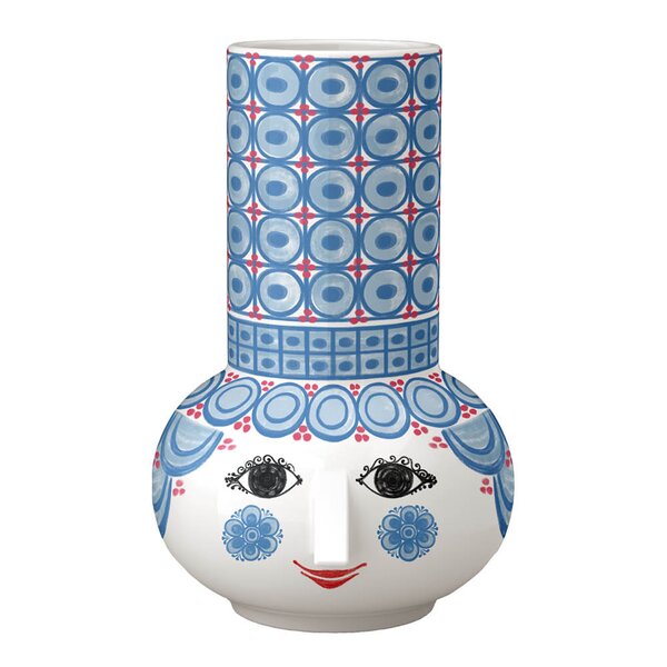 Bjørn Wiinblad Olga lysestake 14 cm lys blå