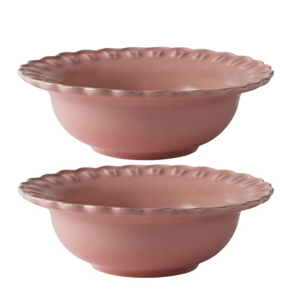PotteryJo TULIPA dyp tallerken 17 cm 2 stk bela portuguesa