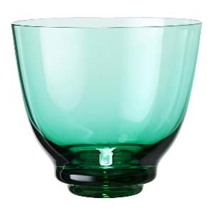 Holmegaard Flow vannglass 35 cl emerald green
