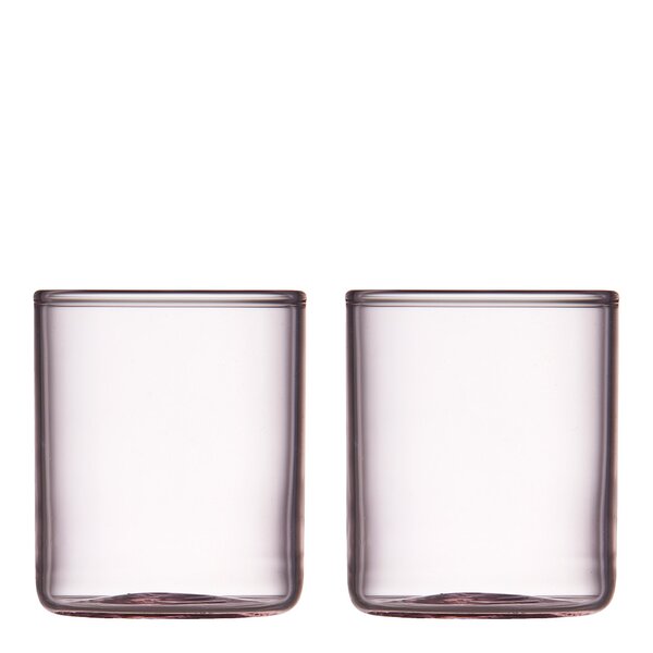 Lyngby Glas Torino shotglass 6 cl 2 stk pink