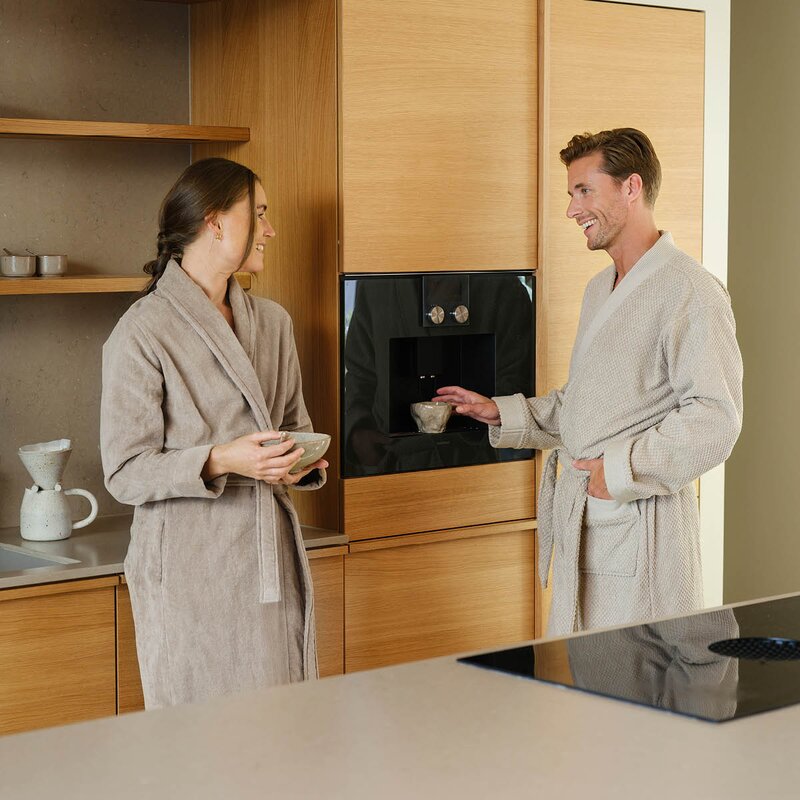 Høie Luno morgenkåpe herre L/XL beige