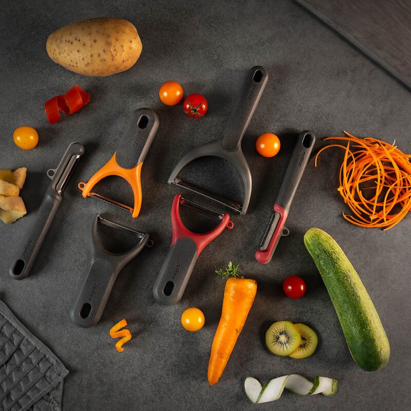 Zyliss Peelers Y-tomatskreller rød/grå