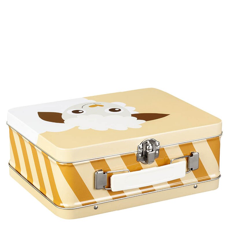 Blafre Lam koffertboks 8x16x19 cm gul