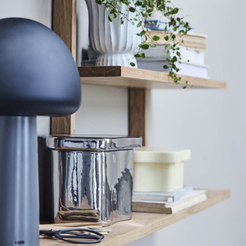 Lene Bjerre Nellie bærbar LED-lampe 33 cm mørkegrå