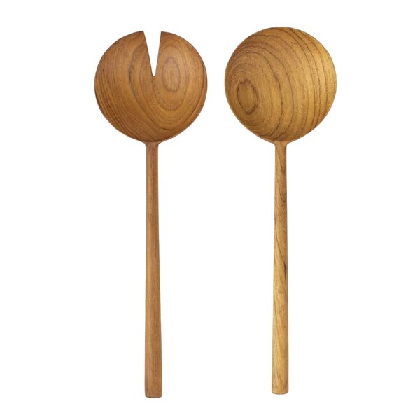 A World of Craft Round salatbestikk 26 cm teak