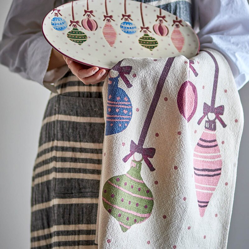 Bloomingville Ornamentia kjøkkenhåndkle 71x45 cm 2 stk multi