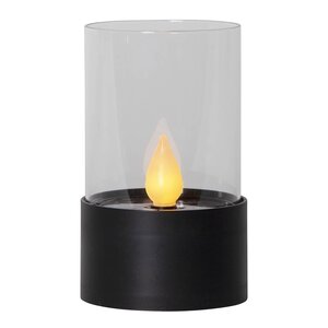 Star Trading Puloun solcellelykt 481-53 14x8,5 cm svart