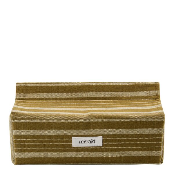 Meraki Lommetørkleholder 24x12,5 cm mørk oliven