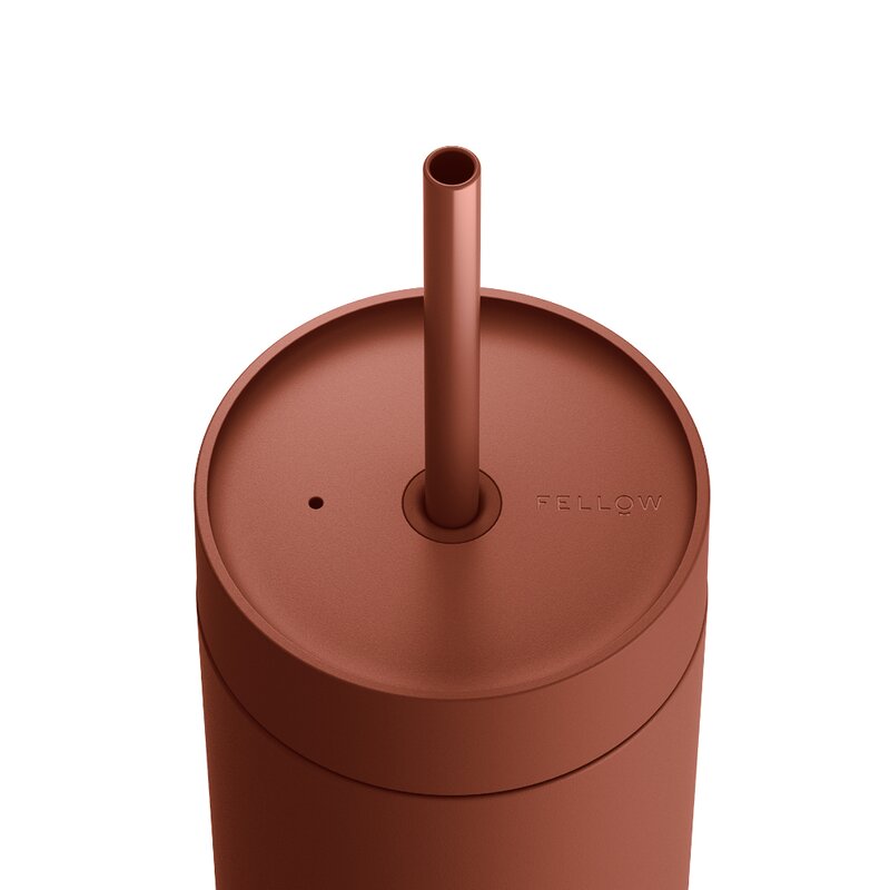 Fellow Carter Cold Desert Capsule tumbler med sugerør 590 ml sienna