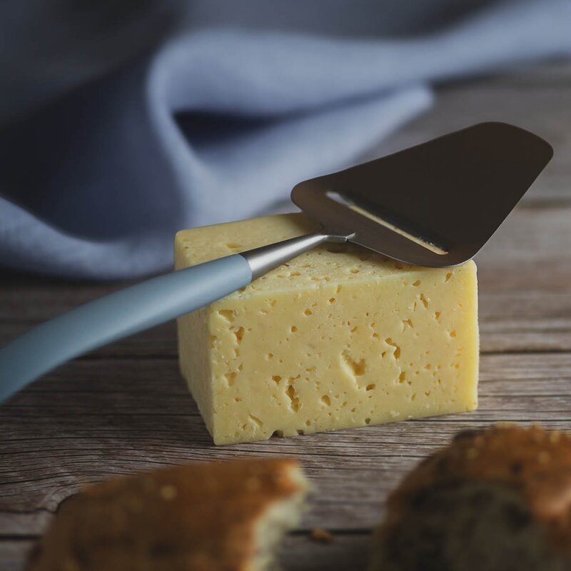 Bjørklund Amitto ostehøvel 23 cm tåkeblå