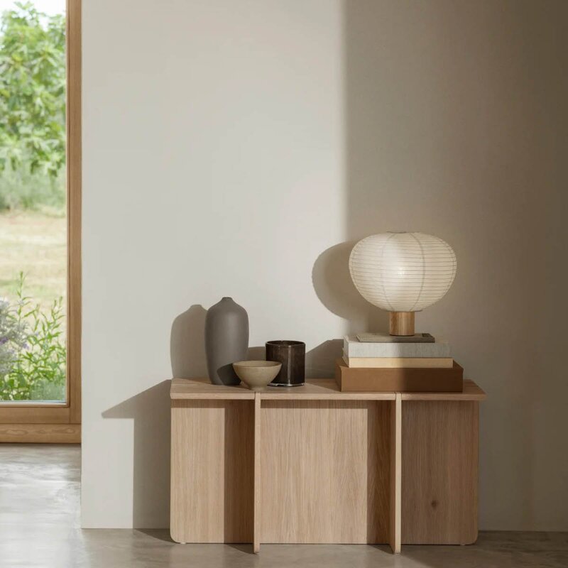 Blomus Kumi skål L 8,5x17 cm lys brun