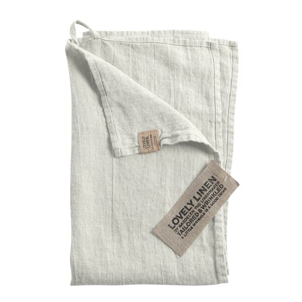 Lovley Linen Lovely kjøkkenhåndkle lin 45x70 cm Light Grey