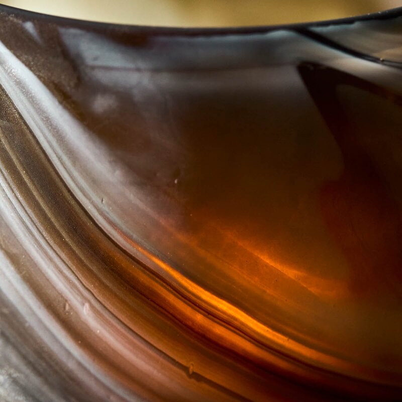 House Doctor Kae telyseholder 8x7 cm brun