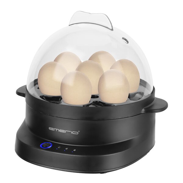 EMERIO Talende eggkoker 7 egg svart