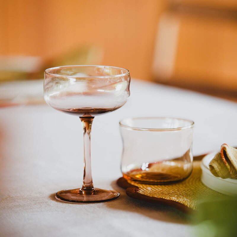 Paveau Swirl tumbler glass small 24 cl 2 stk Glow