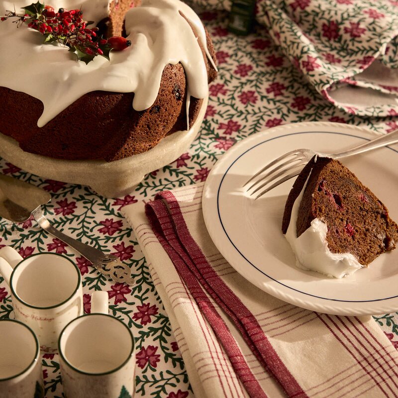 Lexington Original bomullsduk 180x180 cm blomstertrykk