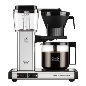 Moccamaster Optio kaffetrakter 1,25L polished silver