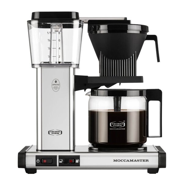 Moccamaster Optio kaffetrakter 1,25L polished silver