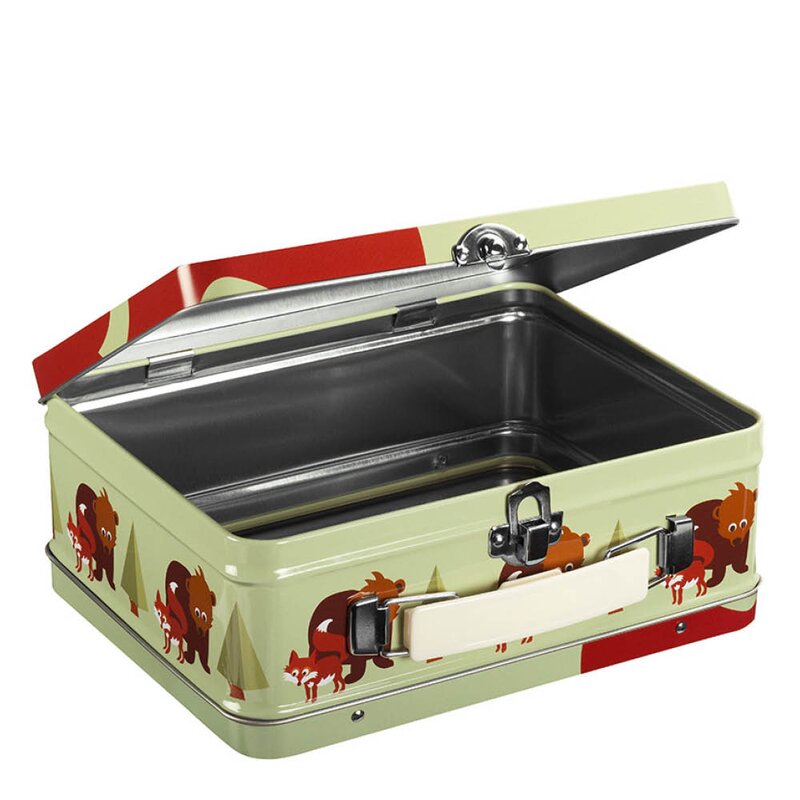 Blafre Skogsvenner koffertboks 8x16x19 cm stor rev grønn