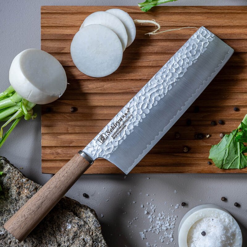 Sekiryu Chopper kniv 18 cm valnøtt