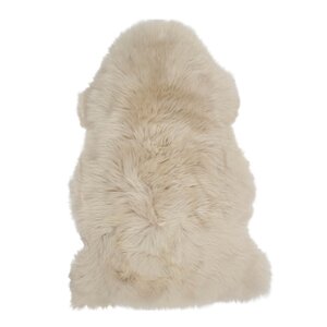 Natures Collection Saueskinn new zealand lang ull 100 cm linen