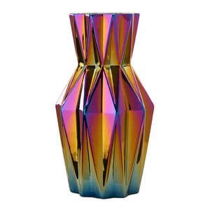 Pols Potten Oily Folds vase S 32 cm multi