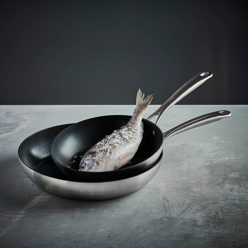 Modern House Rix Pro stekepannesett 2 deler 22/28 cm stål