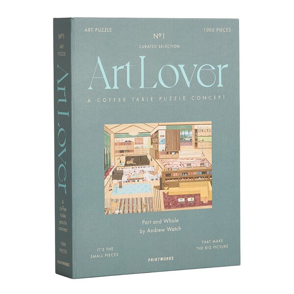 Printworks Art Lover Book puslespill part and whole 1000