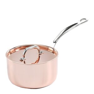Samuel Groves Copper Induction kasserolle med lokk 1,5L