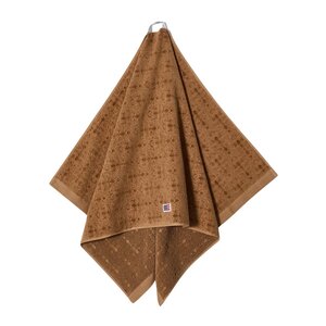 Lexington Velour jacquard ornament håndkle 100x150 cm fudge