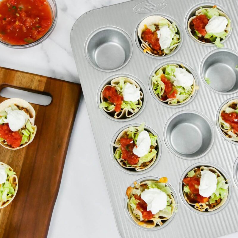 USA Pan Muffinsform 12 muffins aluminisert stål
