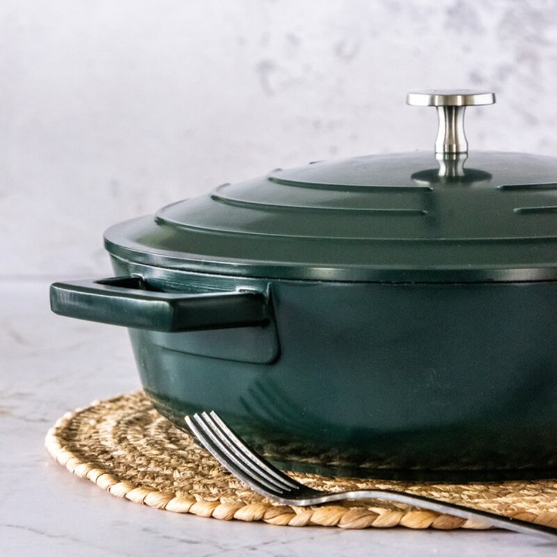 MasterClass Cast Aluminium lav gryte 4L 29 cm hunter green