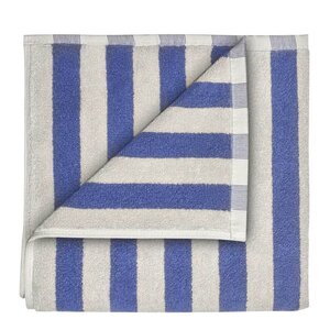 Blomus Arto håndhåndkle 100x50 cm beige/blå brede striper