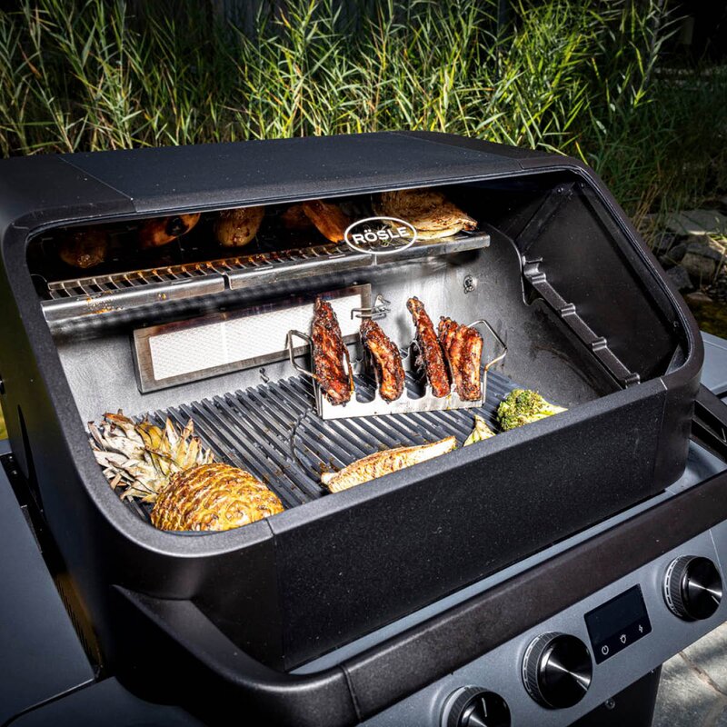 Rösle BlazeFlame Master 3 gassgrill 24100W svart