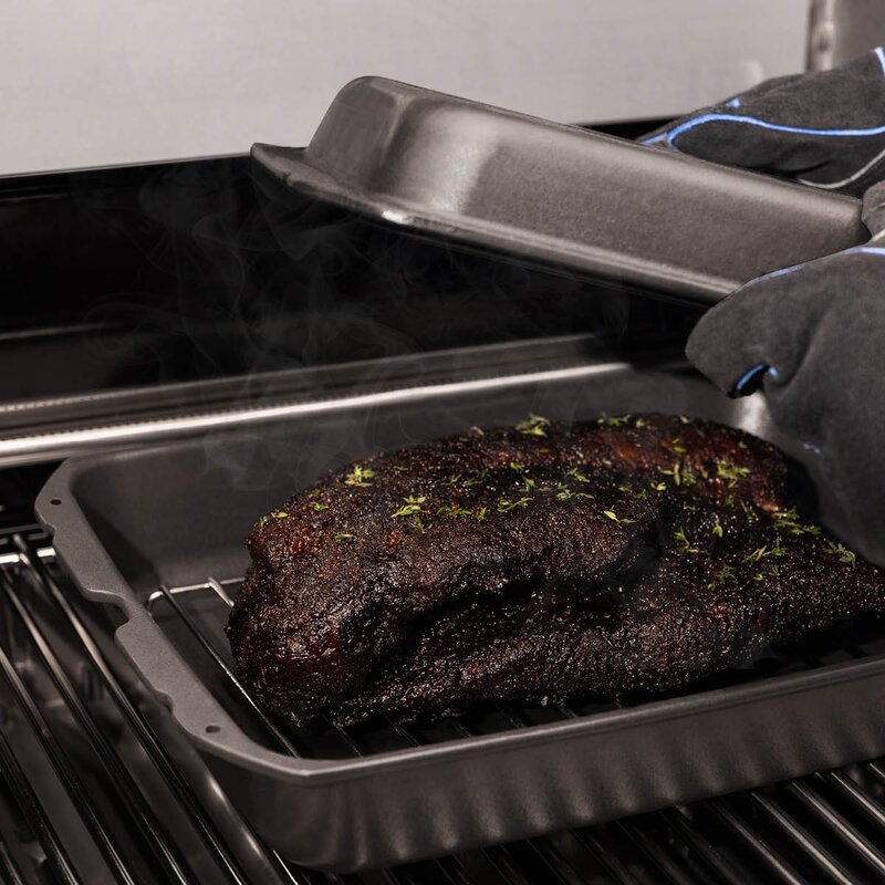 Broil King King size støpejernsgryte 11L 44x33 cm svart