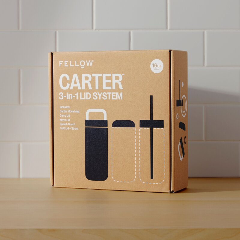 Fellow Carter CBOX2 3-i-1 termokopp 47,5 cl matt svart