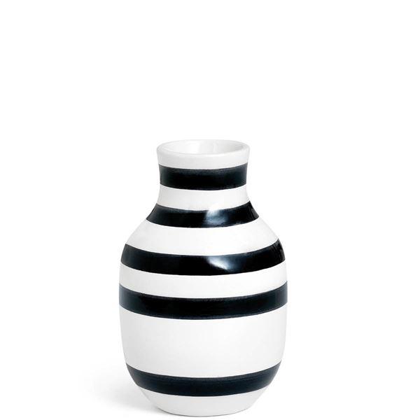 Kähler Omaggio vase 12,5 cm svart
