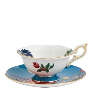 Wedgwood Wonderlust&nbsp;tekopp & asjett sapphire garden 