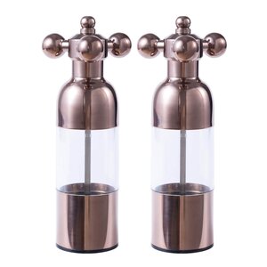 Vargen & Thor Axia salt- og pepperkvern 18 cm 2 stk bronse