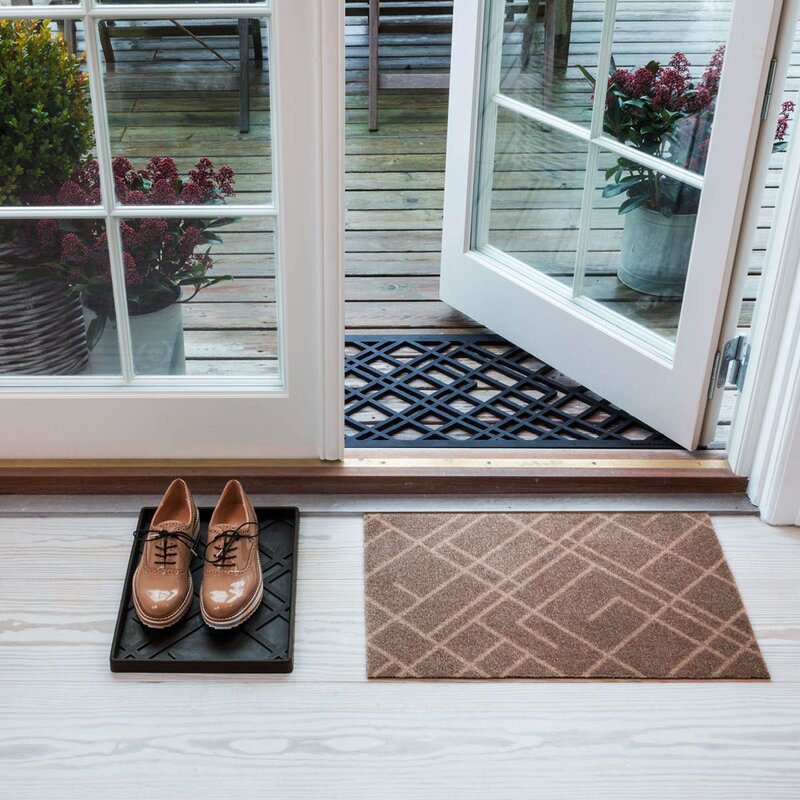 Tica Copenhagen Lines sko- og støvelbrett 28x38x3 cm svart