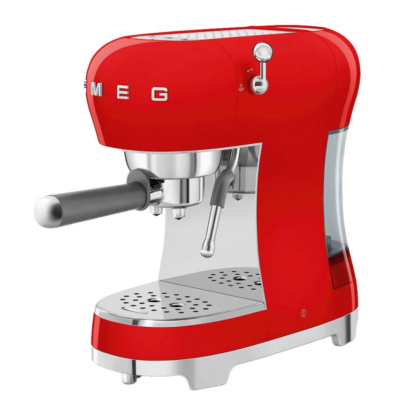 SMEG Espressomaskin ECF02 1 L rød