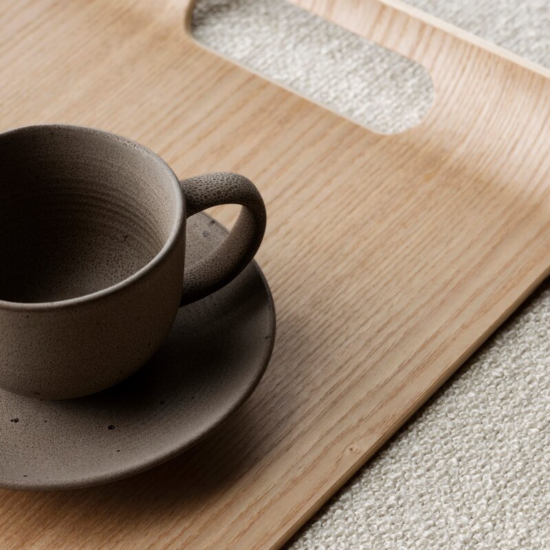 Blomus Kumi kaffekopp  19 cl 2 stk  lys brun