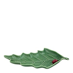 Bordallo Pinheiro Fat bladform 36 cm grønn