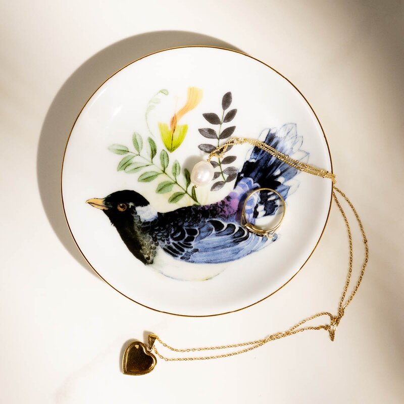 Magnor Bijoux asjett 11 cm Blue Bird