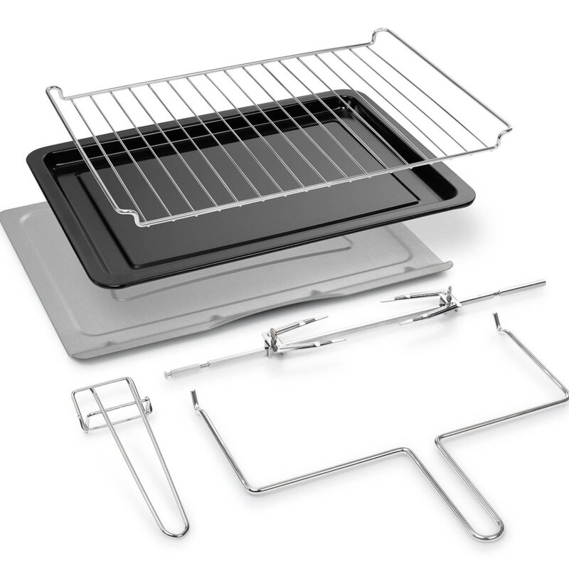 PRINCESS Frittstående varmluftsovn 112756 45L 1800W