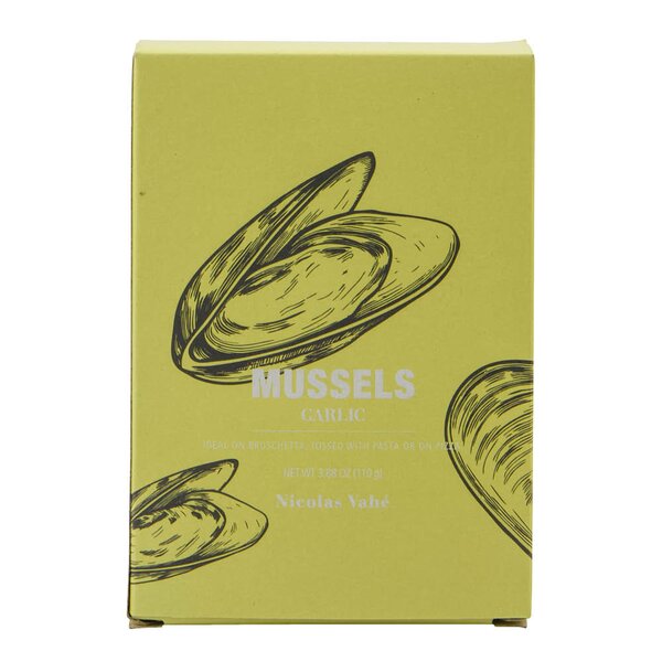 Nicolas Vahé Blåskjell i rapsolje og hvitløk 110 g